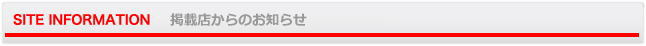 サイトインフォメーション